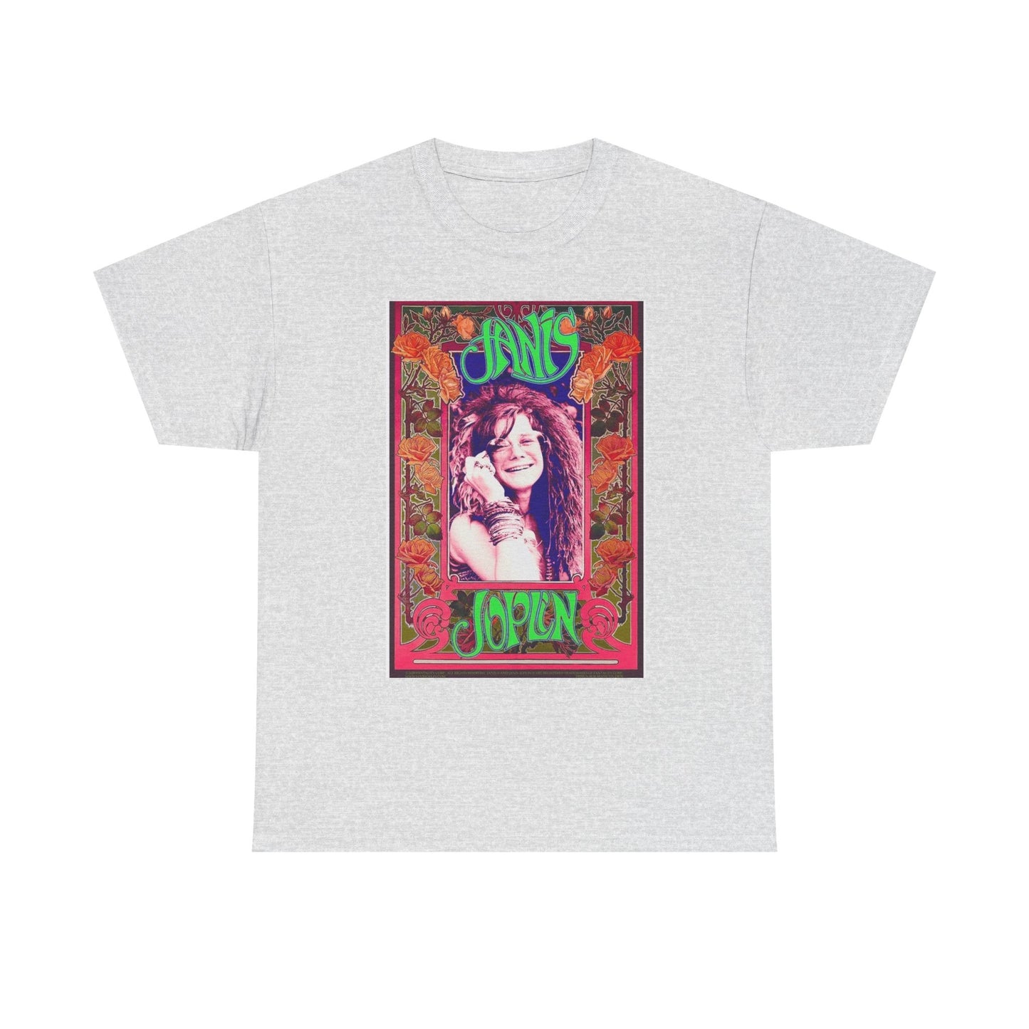 Janis Joplin Retro T Shirt BRAND NEW Apparel Unisex Graphic Tee USA