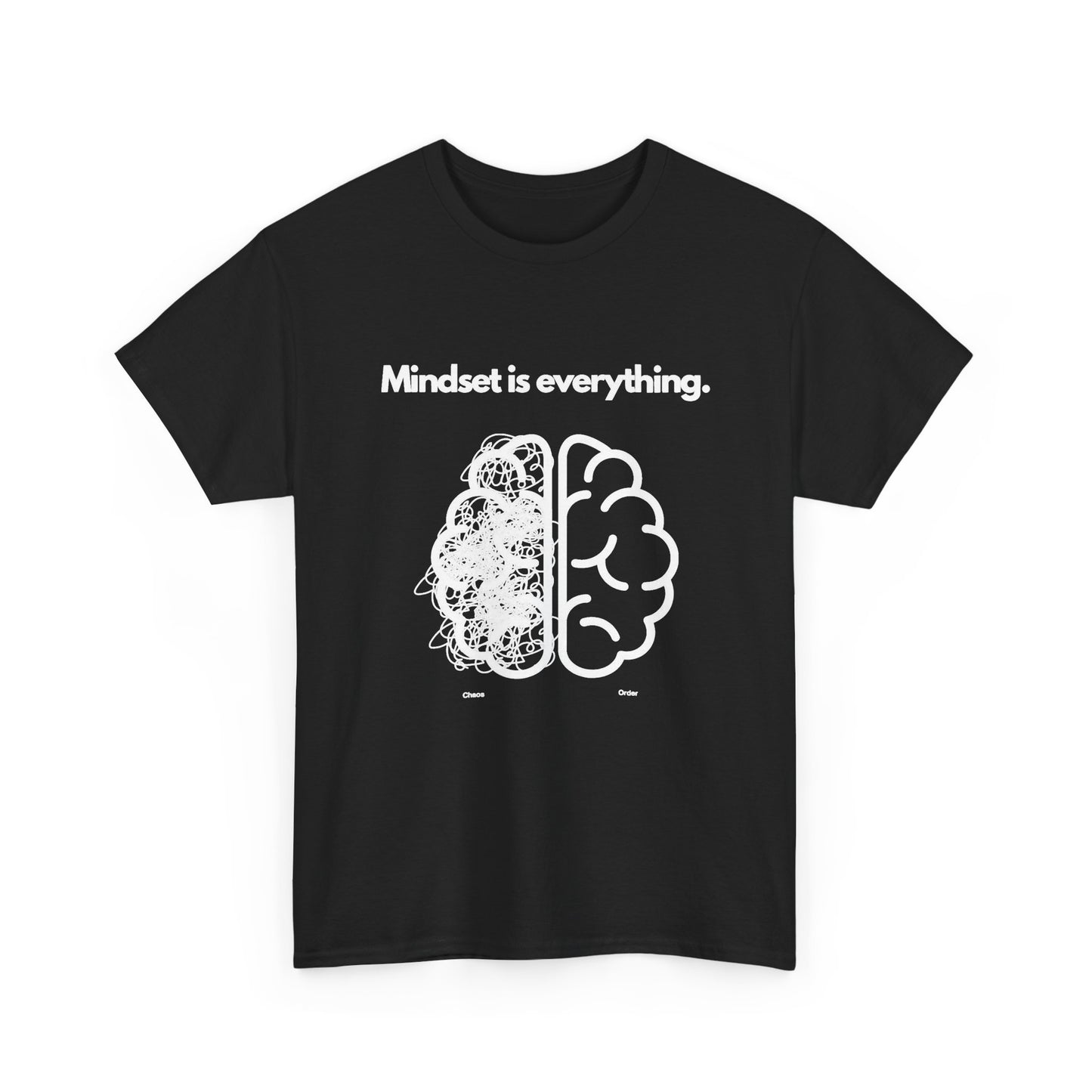 Mindset Is Everything Graphic T Shirt NEW Unisex Heavy Cotton Tee