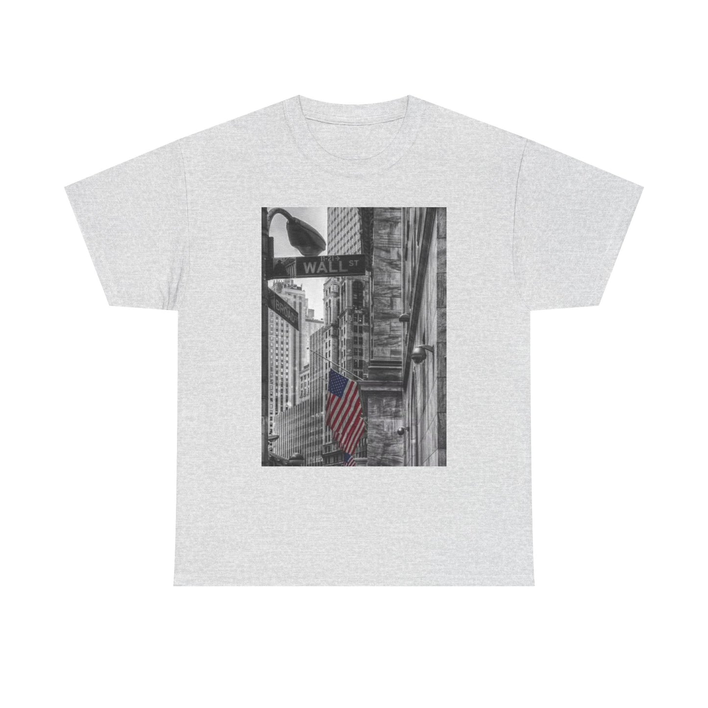 Wall Street NY T Shirt BRAND NEW Apparel Unisex Heavy Cotton Tee