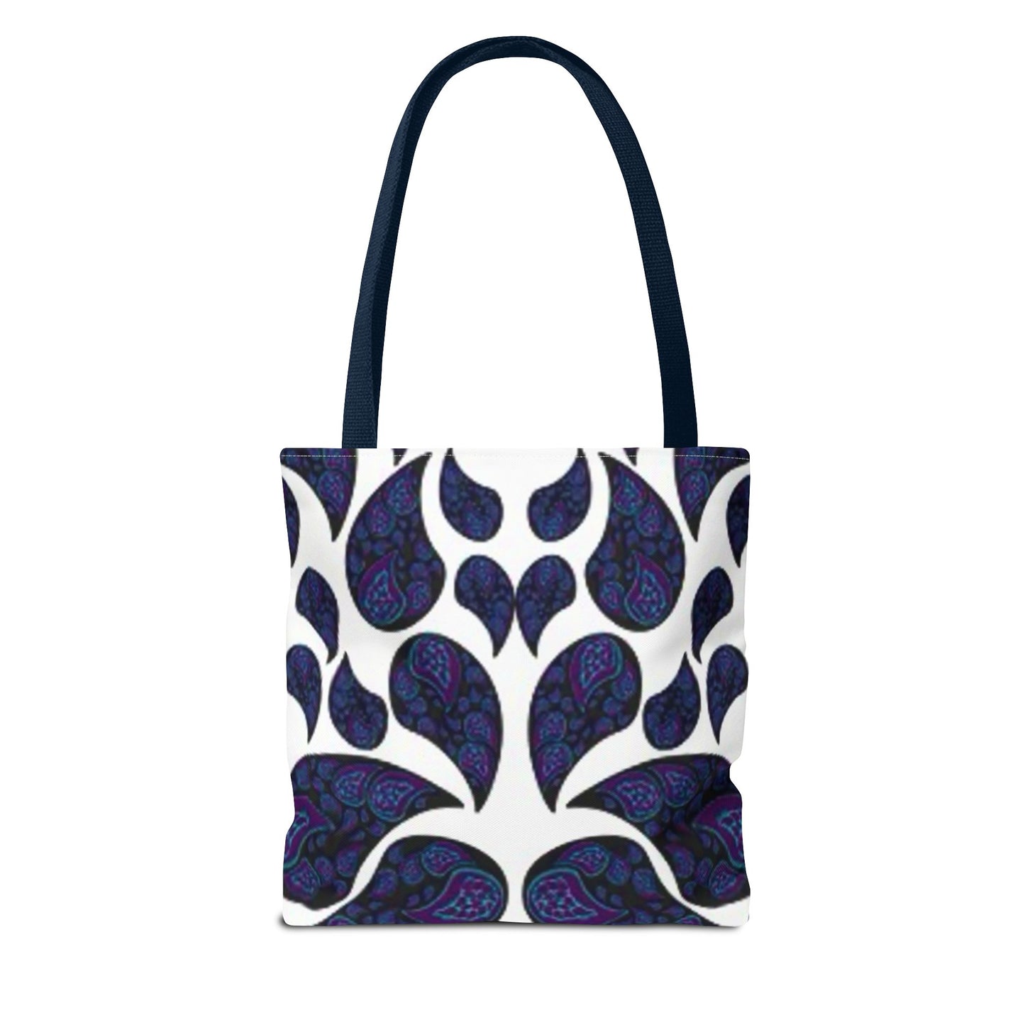 White And Blue Paisley Multi Color BRAND NEW MODERN Tote Bag (AOP)