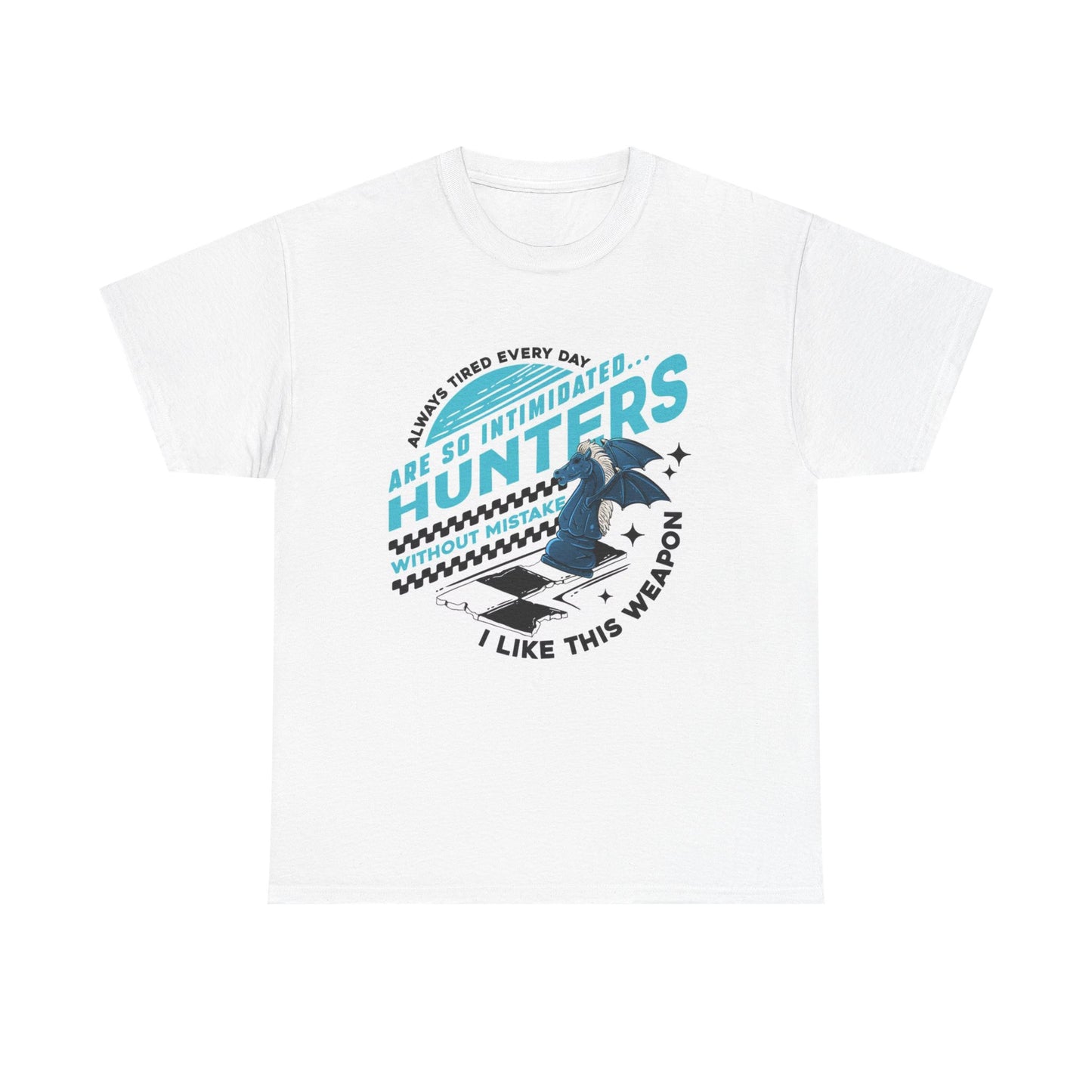 Chess Retro Hunters Graphic T Shirt Adult NEW Unisex Heavy Cotton Tee