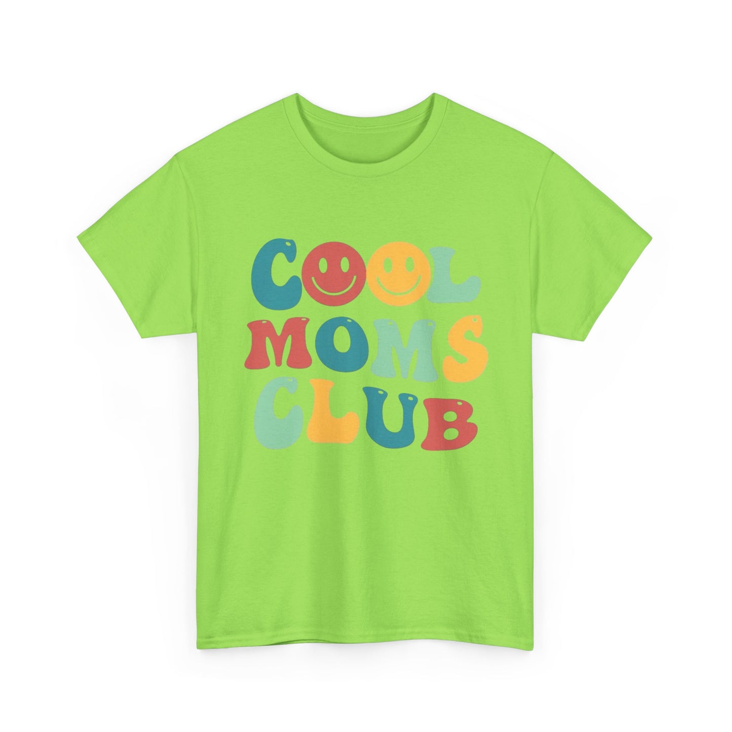 Cool Moms Club Women's Graphic T Shirt NEW MULTIPLE COLORS Gift Retro Design 90s