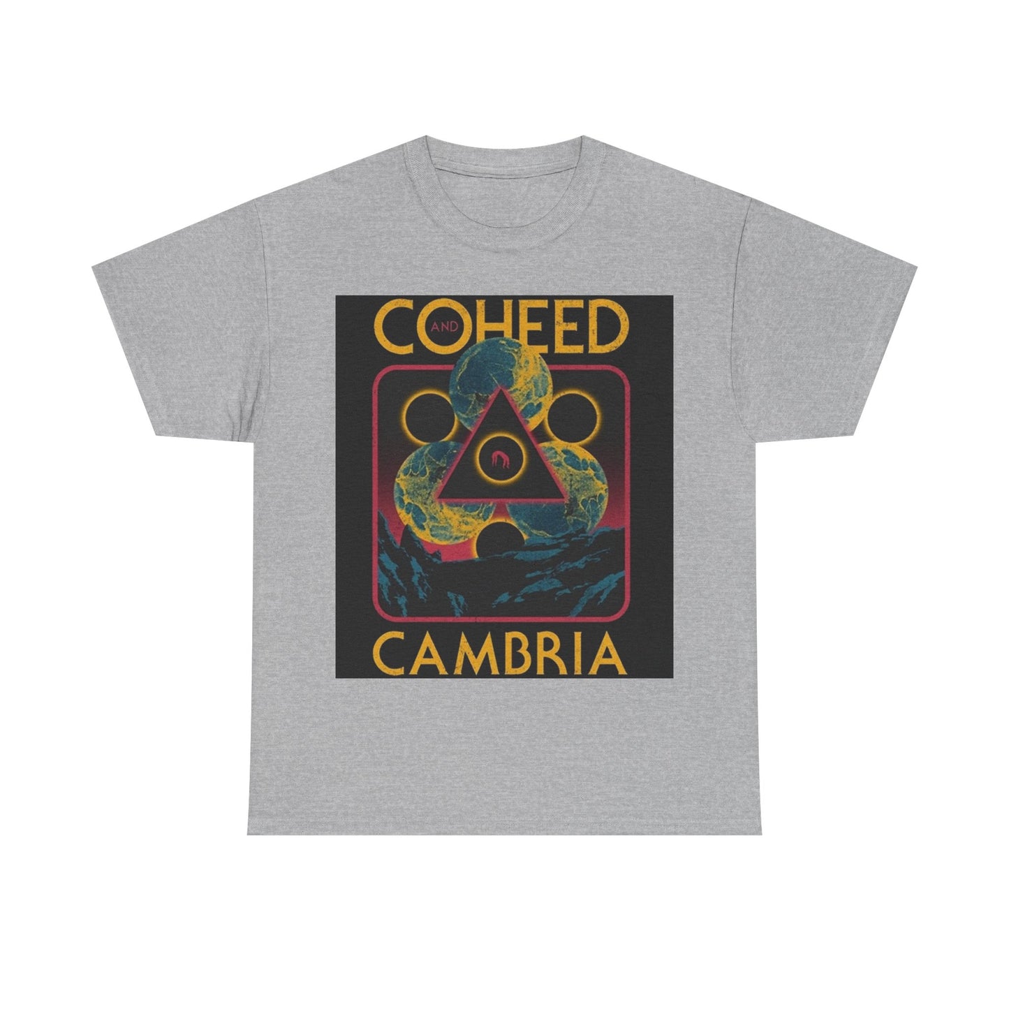 Coheed And Cambria Tshirt Retro Rock Band Merch Unisex Heavy Cotton Tee 21