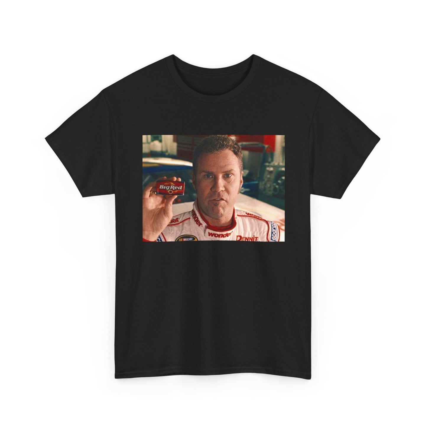 Talladega Nights Graphic T Shirt Funny Nascar Ricky Bobby Unisex Heavy Cotton