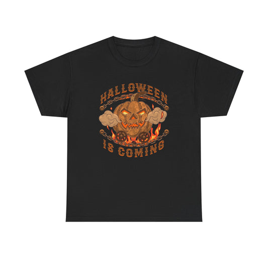Halloween Is Coming Pumpkin Graphic T Shirt BRAND NEW GIFT