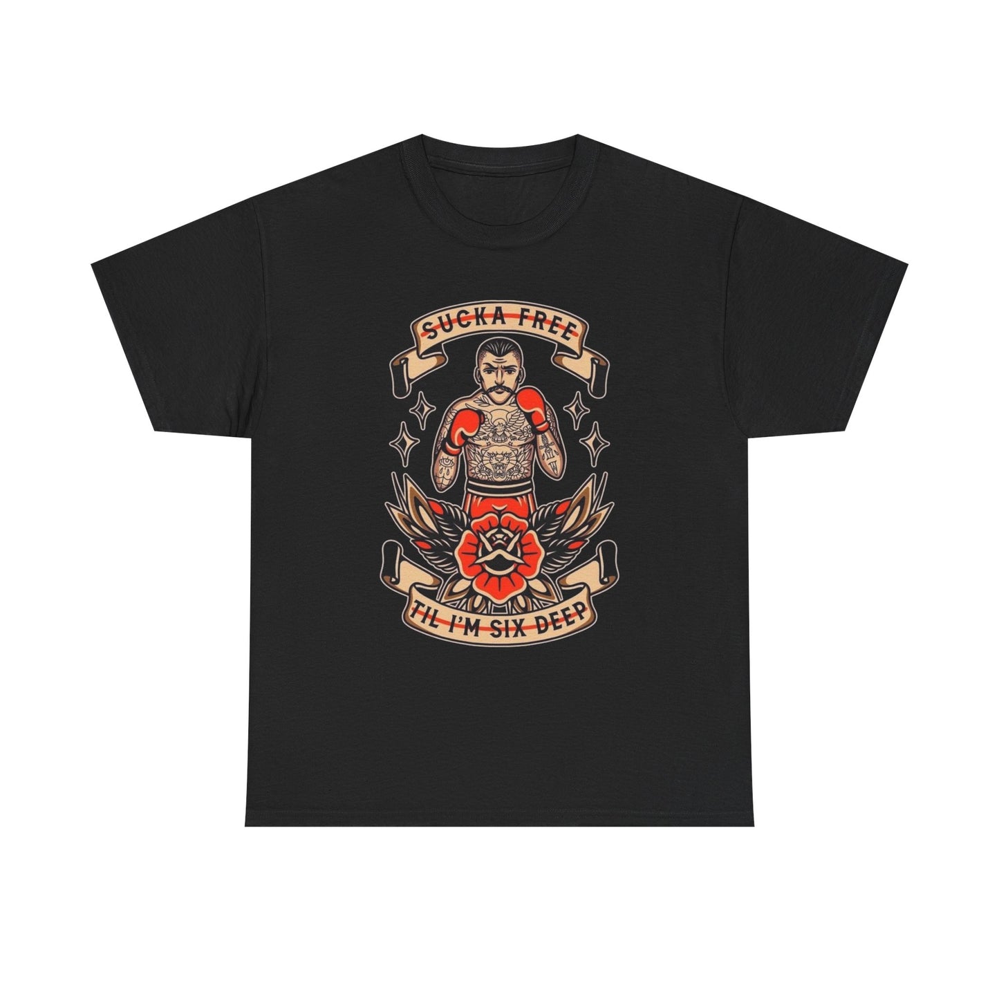 Suck A Free Boxing Vintage T Shirt S-5XL NEW Unisex Cotton Tee