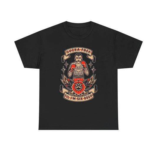 Suck A Free Boxing Vintage T Shirt S-5XL NEW Unisex Cotton Tee