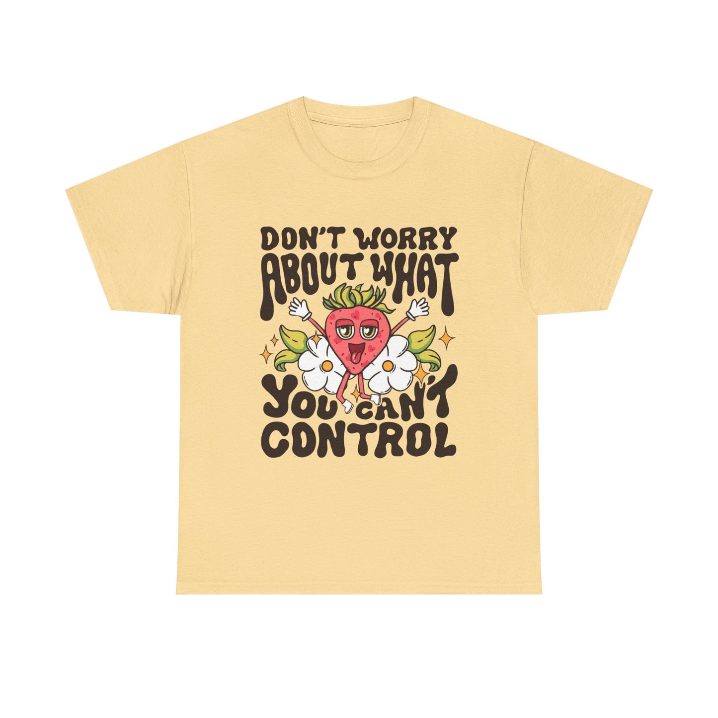 Don't Worry About What You Can't Control Graphic T Shirt Unisex Heavy Cotton Tee