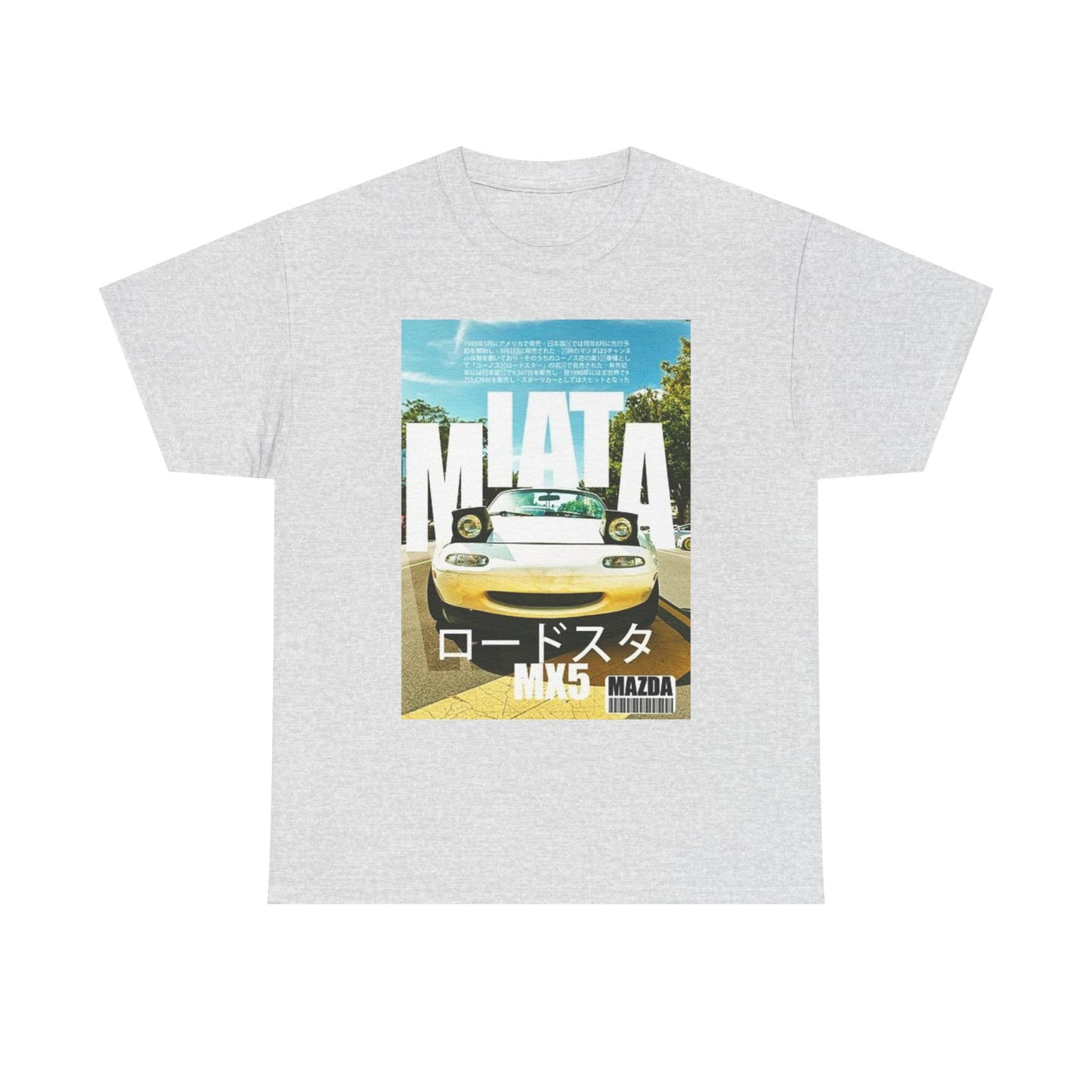Mazda Miata JDM Retro Drifting Graphic T Shirt Cotton Tee