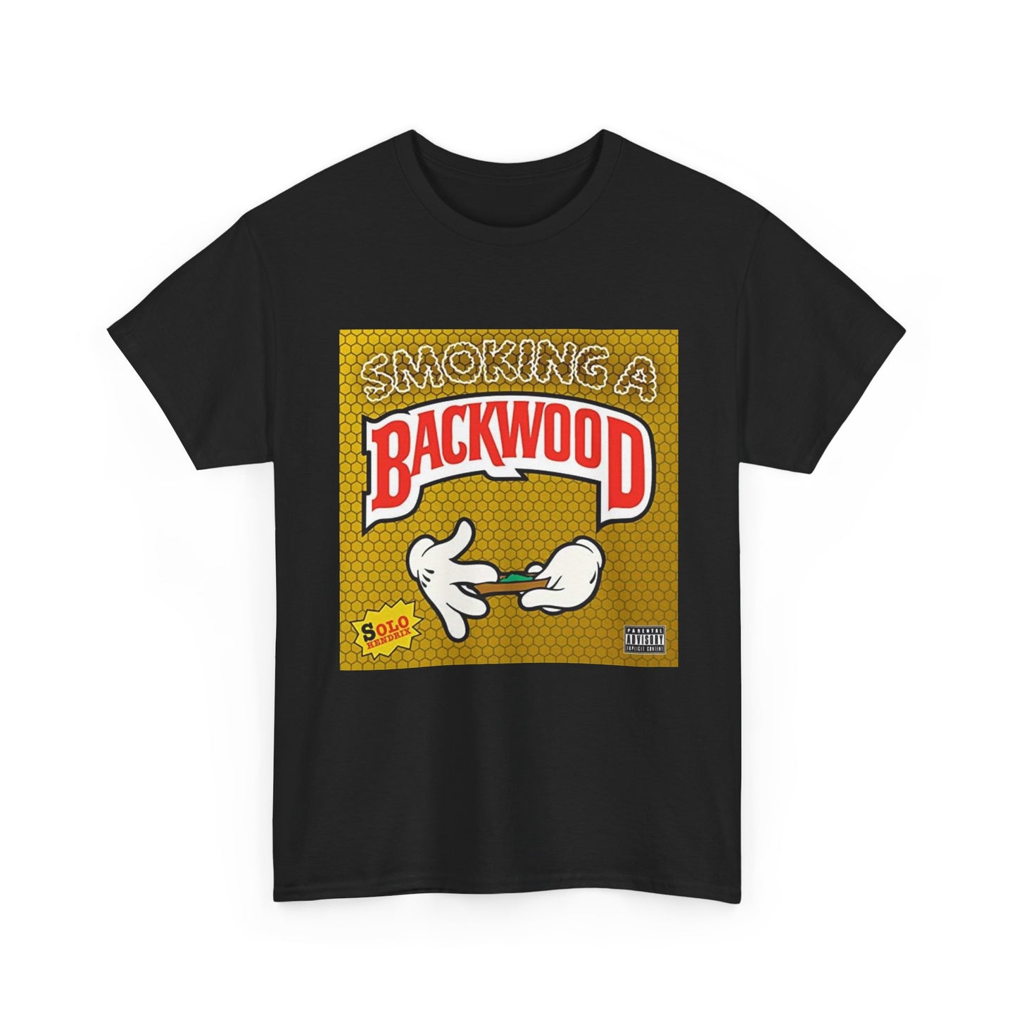 Backwoods Blunt Tshirt Rolling Up 420 Funny Graphic Unisex Heavy Cotton Tee