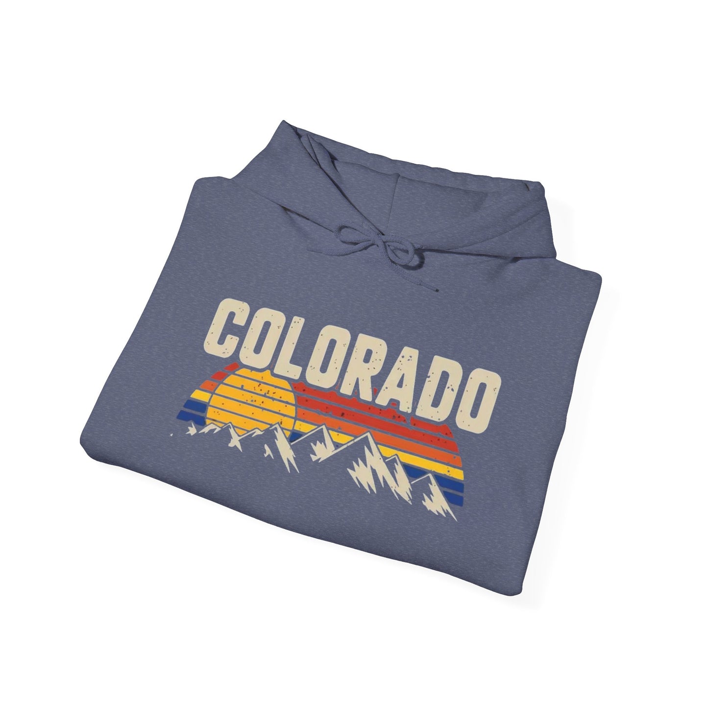 Colorado Rocky Mountains Graphic Hoodie Unisex Heavy Blend™ Hooded Sweatshirt