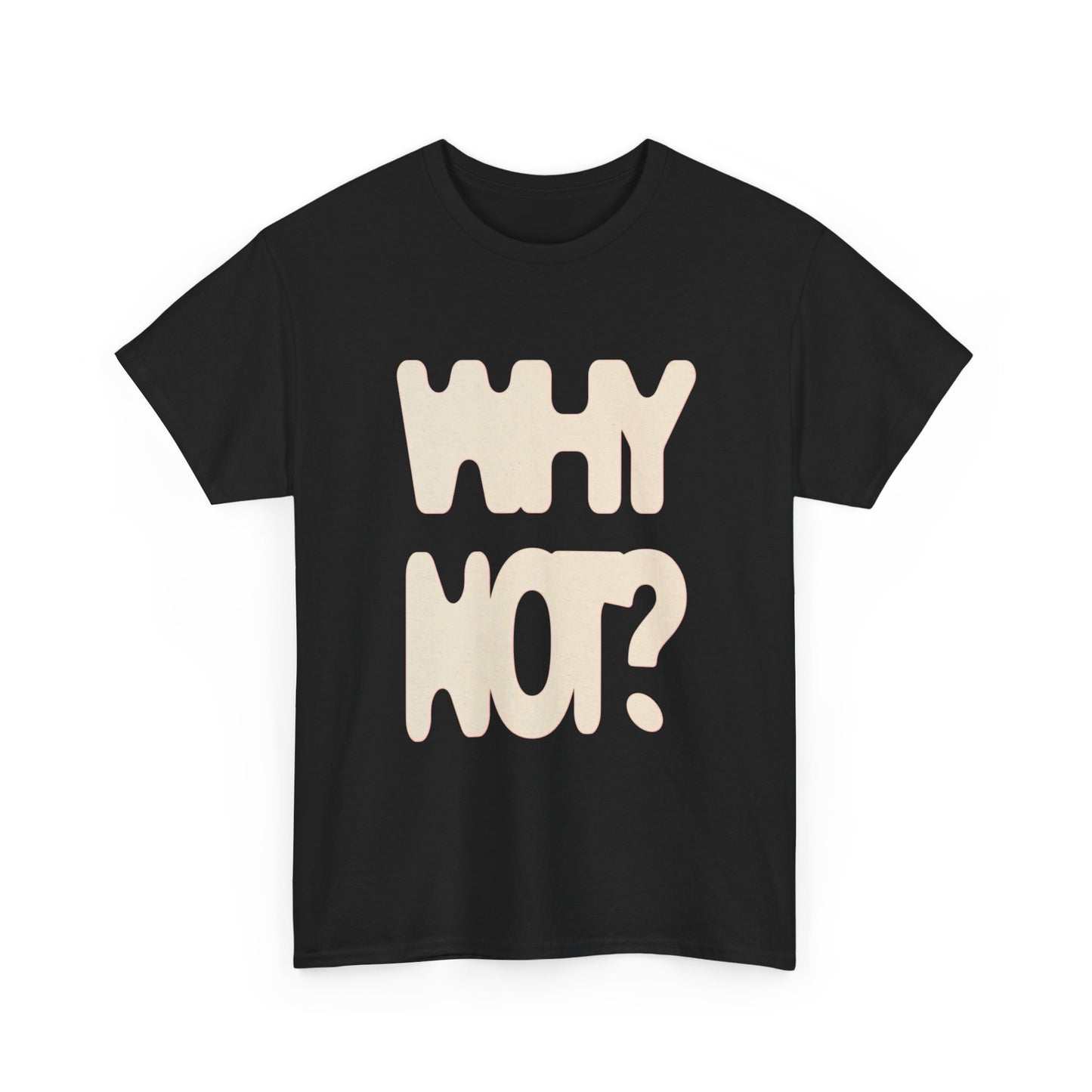 Why Not Motivation T Shirt Graphic Unisex Heavy Cotton Tee NEW GIFT