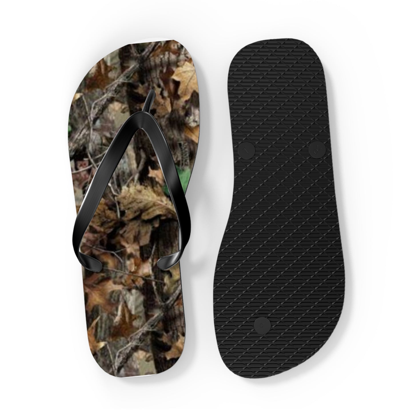 Waves And Sun Camo Tree Sandals Summer Flip Flops Slides BRAND NEW