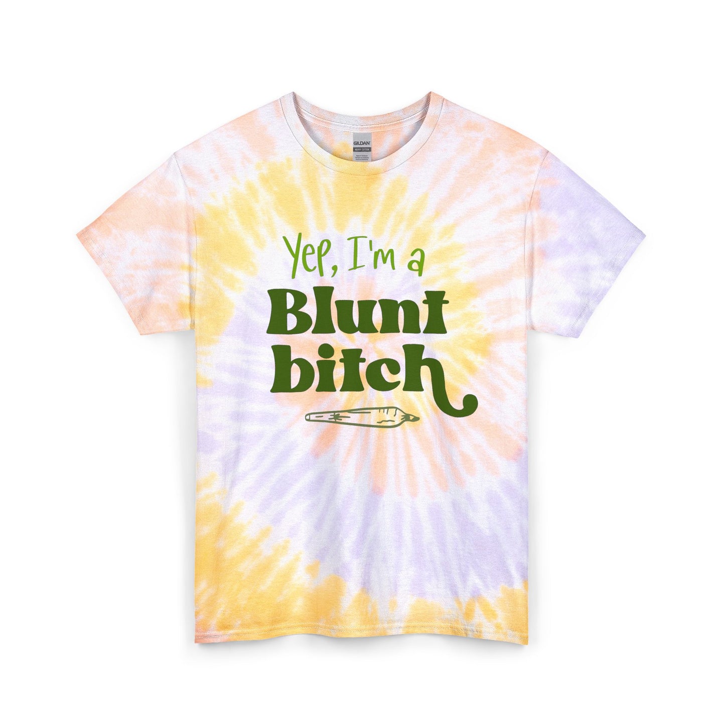 Yep Im A Blunt Weed 420 Graphic T Shirt Unisex Tie Dye Cotton Tee