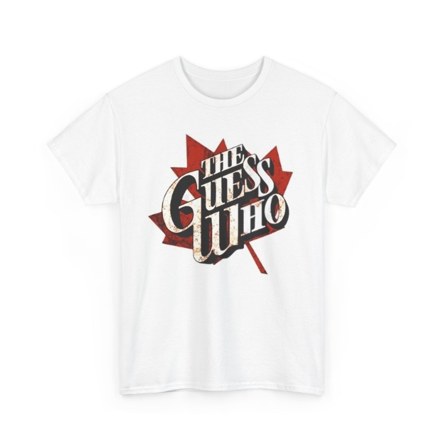 The guess who T-shirt vintage retro classic rock Unisex Heavy Cotton Tee