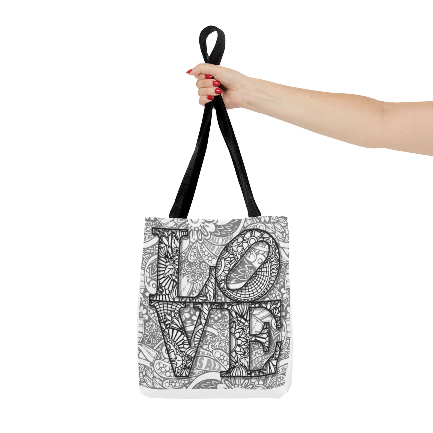 LOVE Multi Color BRAND NEW MODERN Tote Bag (AOP)