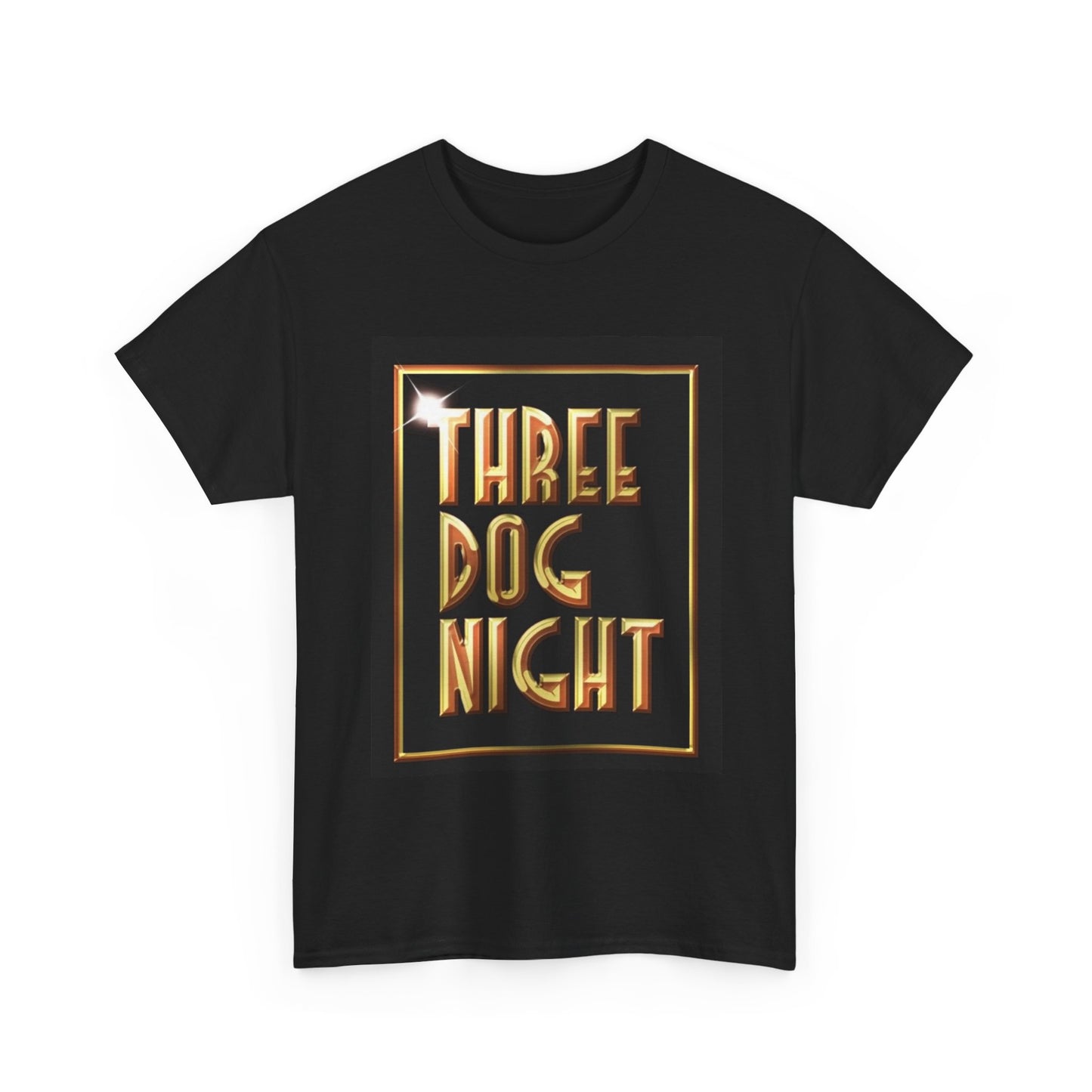 Three Dog Night Tshirt Retro Rock Classic Band Merch Unisex Heavy Cotton Tee
