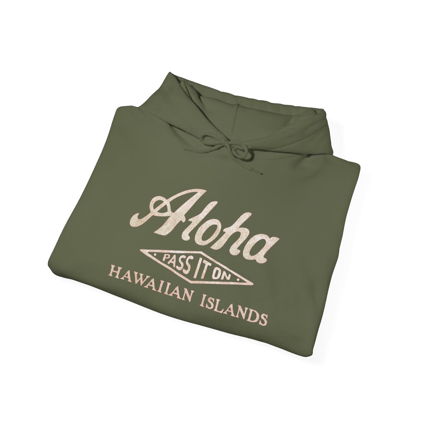 Aloha Hawaiian Islands Graphic Hoodie Unisex Heavy Blend™ Hooded Sweatshirt