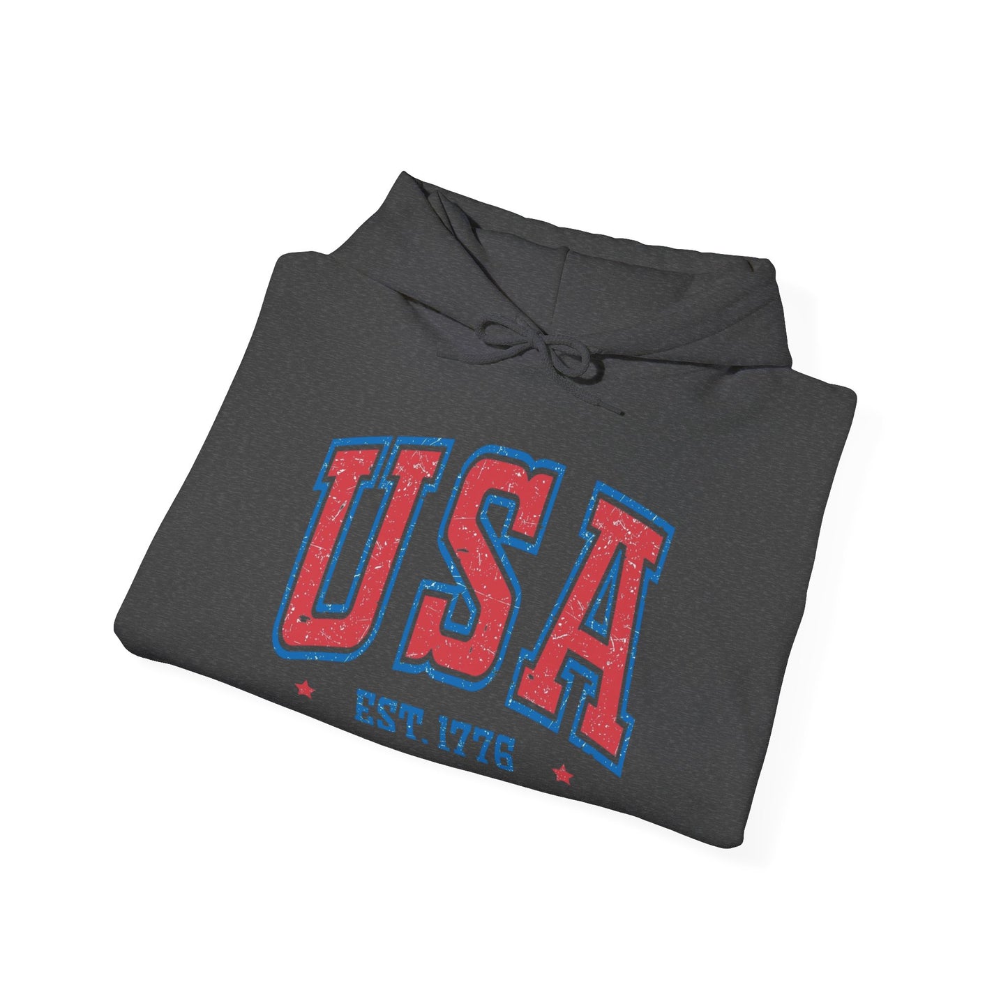 USA Est 1776 America Graphic Hoodie NEW Unisex Heavy Blend™ Hooded Sweatshirt