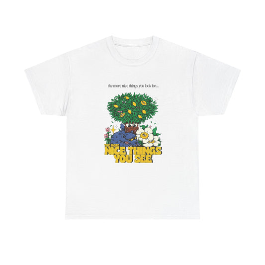Look For Nice Things Graphic T Shirt NEW Adult Unisex Heavy Cotton Tee