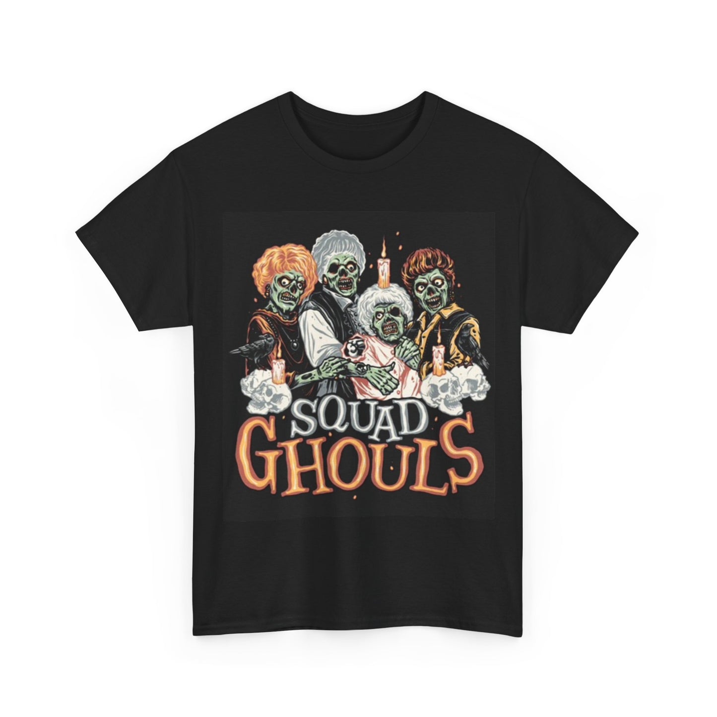 Squad Goals Shirt Funny Ghouls and Goblins Graphic Unisex Heavy Cotton Tee