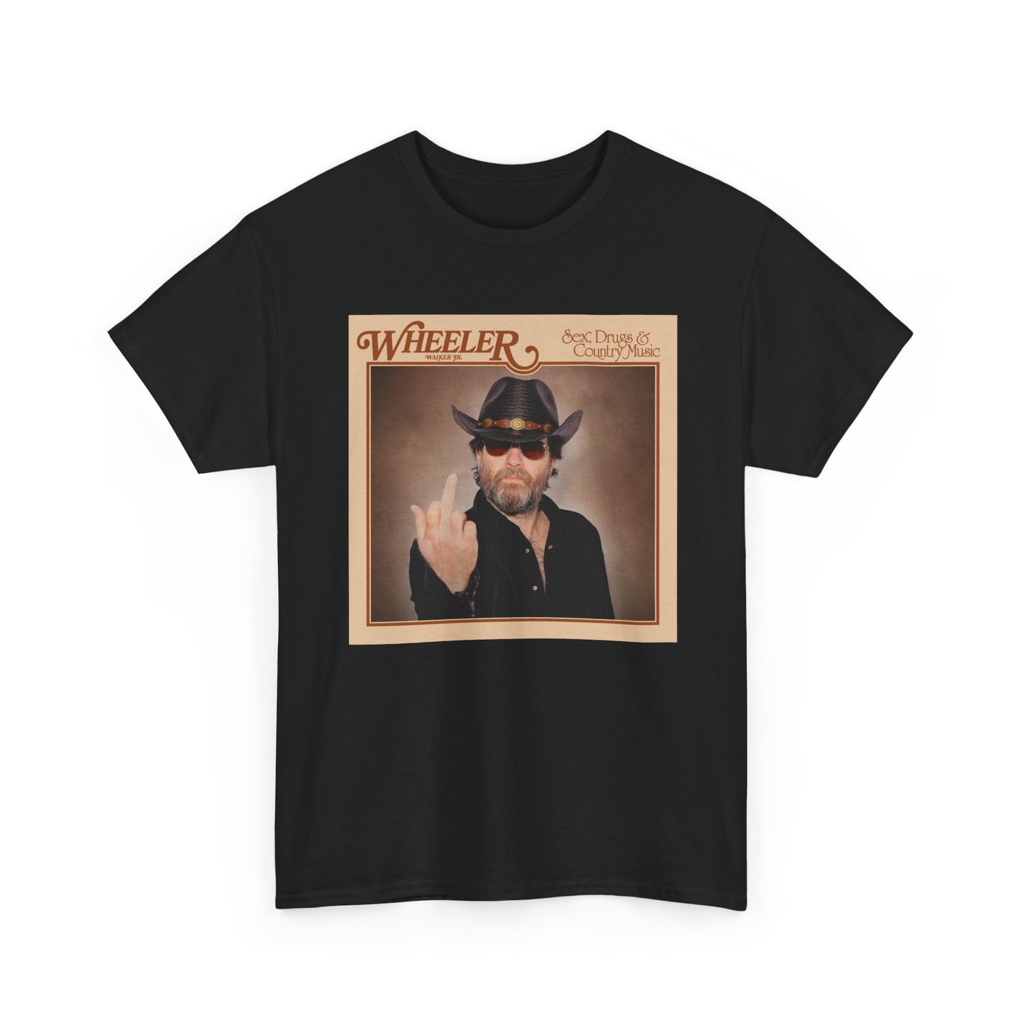 Wheeler Walker Jr Graphic T Shirt S-5XL Unisex Heavy Cotton Tee