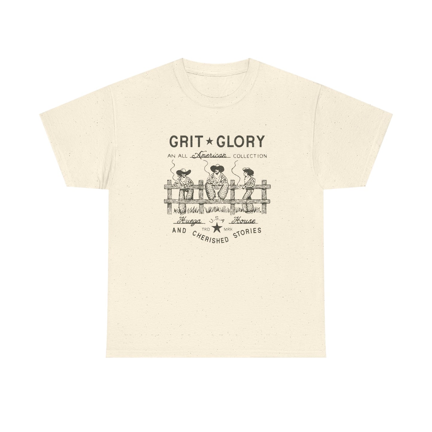Grit And Glory Graphic T Shirt Unisex Heavy Cotton Tee