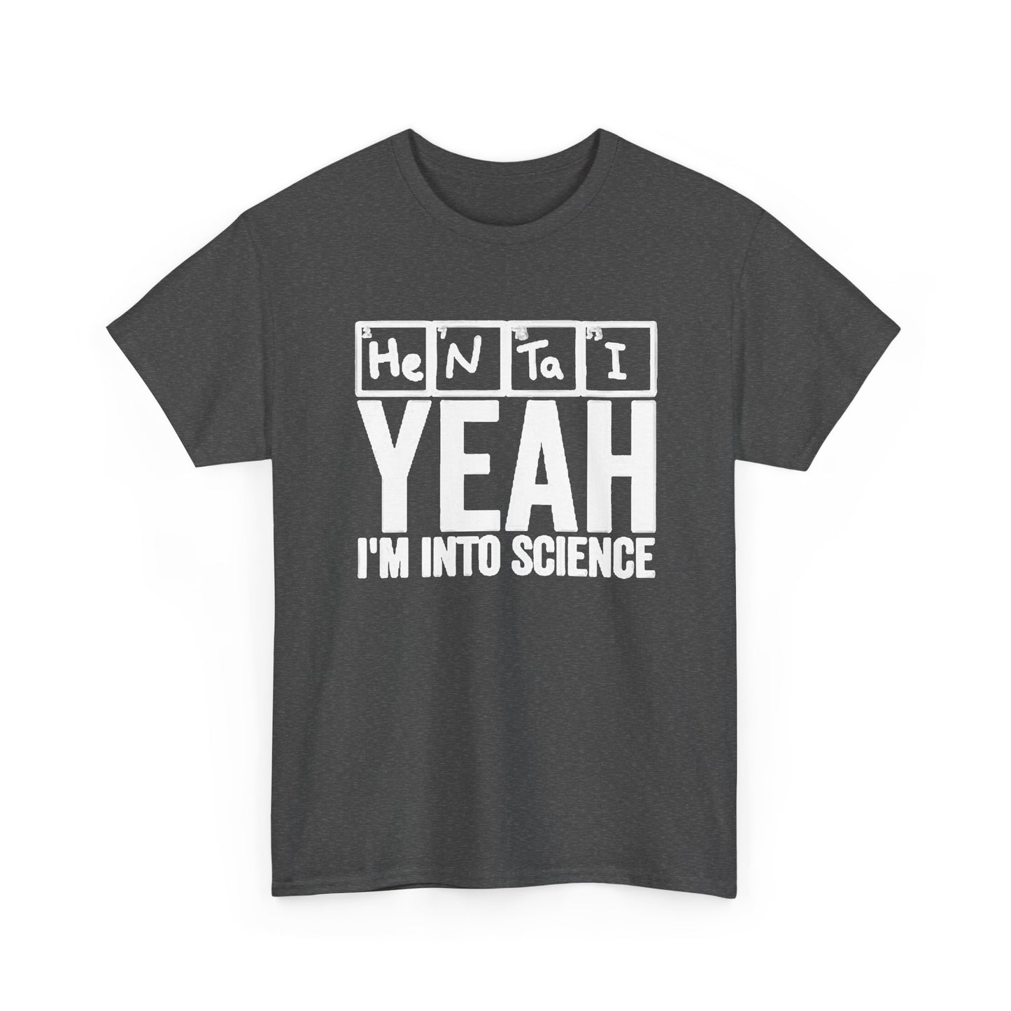 Hentai Yes Im Into Science Graphic T Shirt Funny Anime Unisex Heavy Cotton Tee
