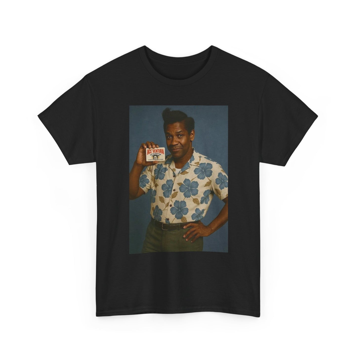 Denzel Ace Ventura Funny Graphic T Shirt Unisex Heavy Cotton Tee