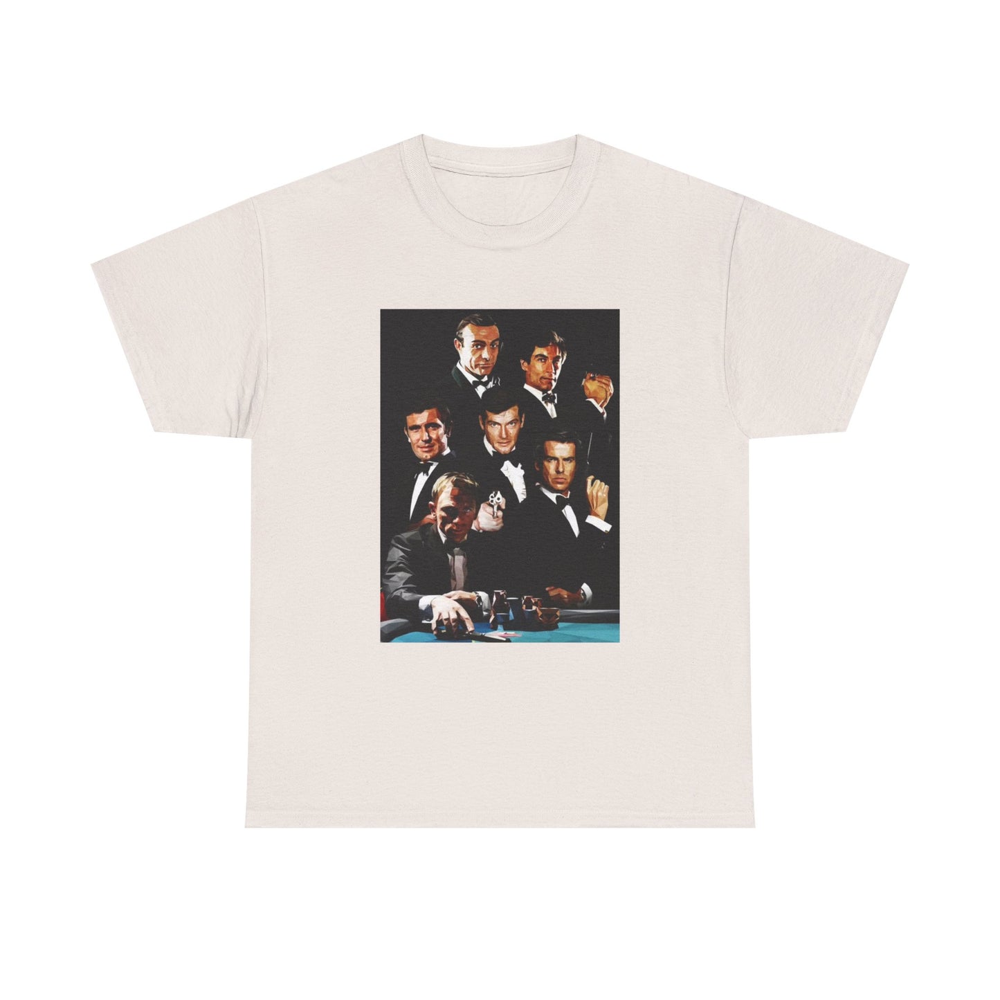 James Bond T-shirt Vintage Bond Collection Merch Unisex Heavy Cotton Tee