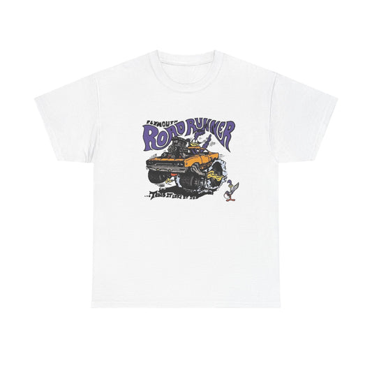 Vintage Roadrunner HEMI Muscle Graphic T Shirt NEW Unisex Heavy Cotton Tee