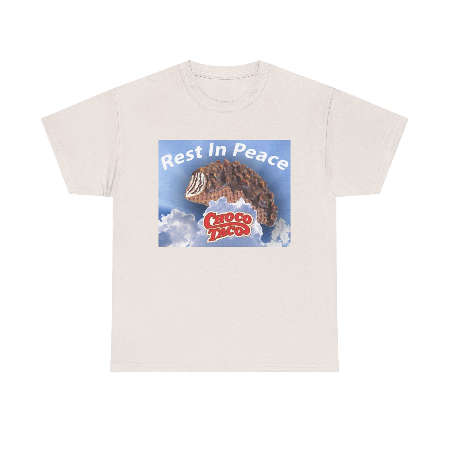 Choco Taco Shirt Funny RIP Ice cream Nostalgic 90s Unisex Heavy Cotton Tee