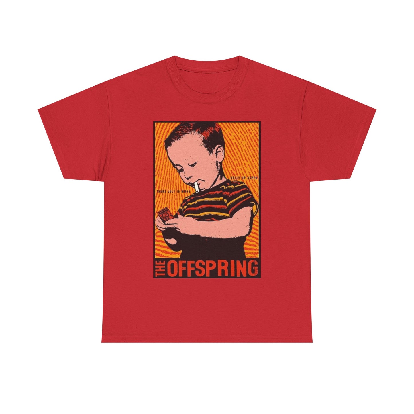 The offspring shirt vintage art retro cigarette band rock Unisex Heavy Cotton