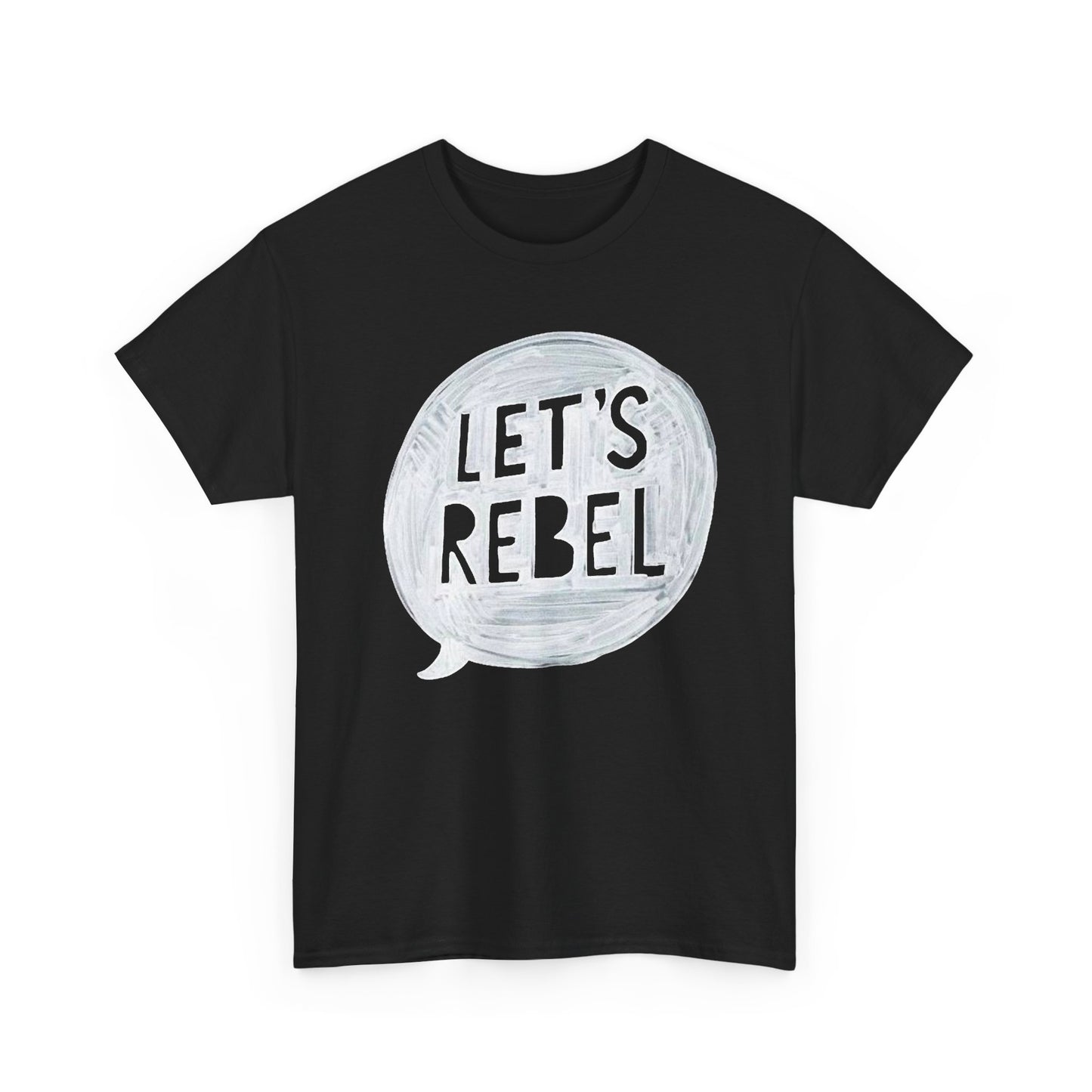 Lets Rebel Graphic T Shirt NEW ADULT TEE VINTAGE