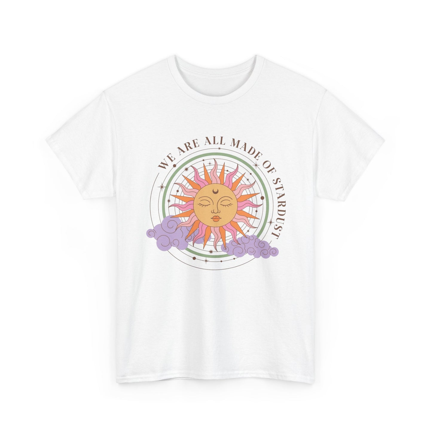 We Are All Made Of Stardust Graphic T Shirt NEW ADULT Unisex Heavy Cotton Tee