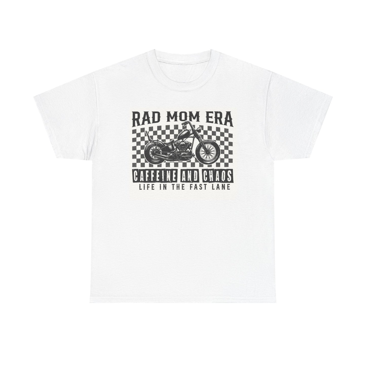 Rad Mom Era Graphic T Shirt Vintage Funny Retro Unisex Heavy Cotton Tee