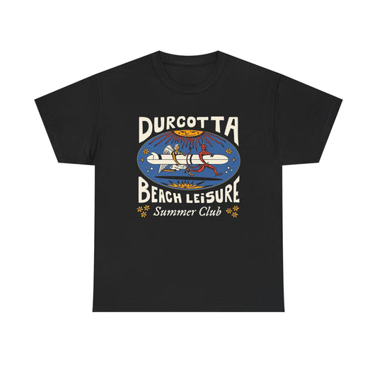 Durcotta Beach Graphic T Shirt NEW Adult Regular Heavy Cotton Tee