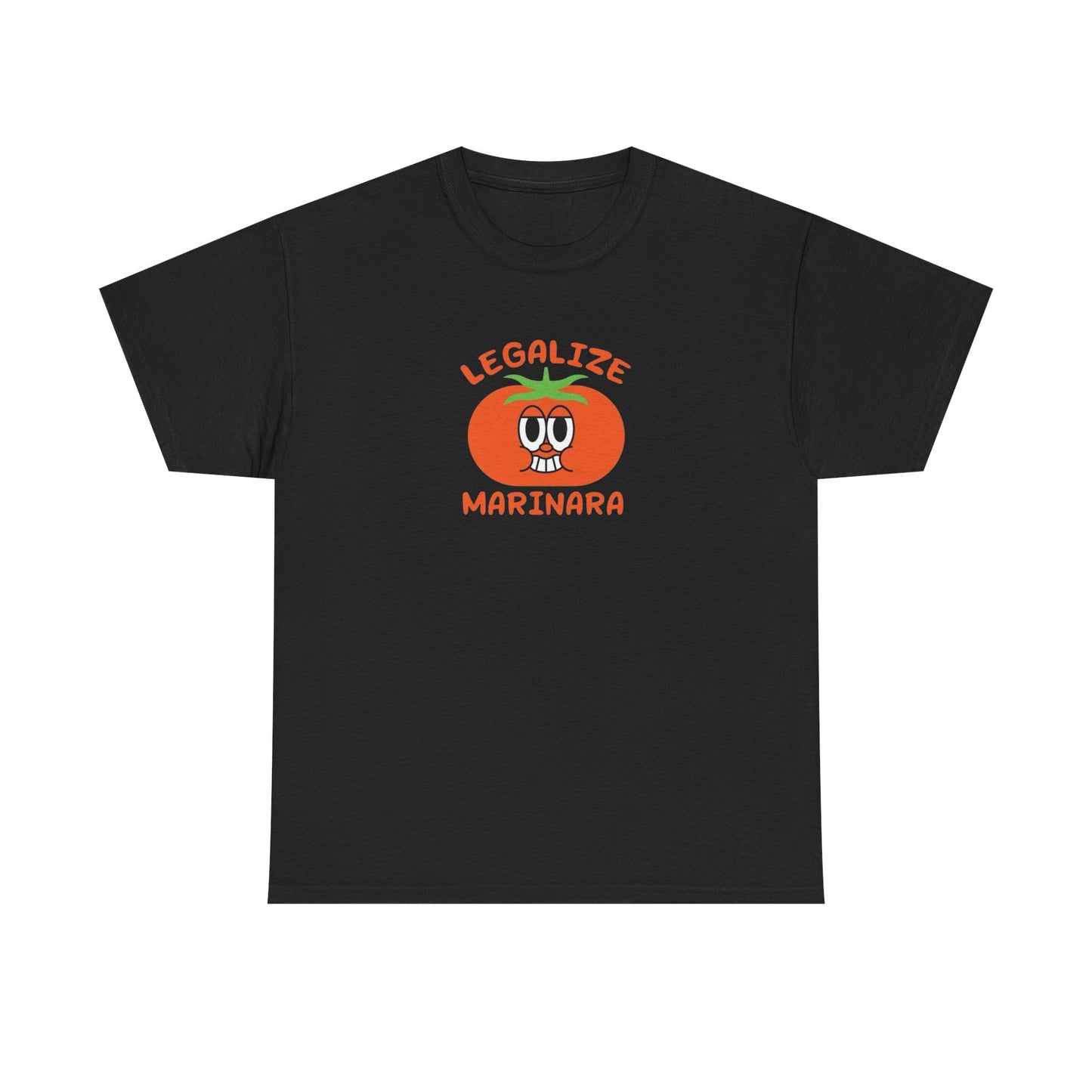 Legalize Marinara Funny Foodie Italian Graphic T Shirt NEW Heavy Cotton Tee