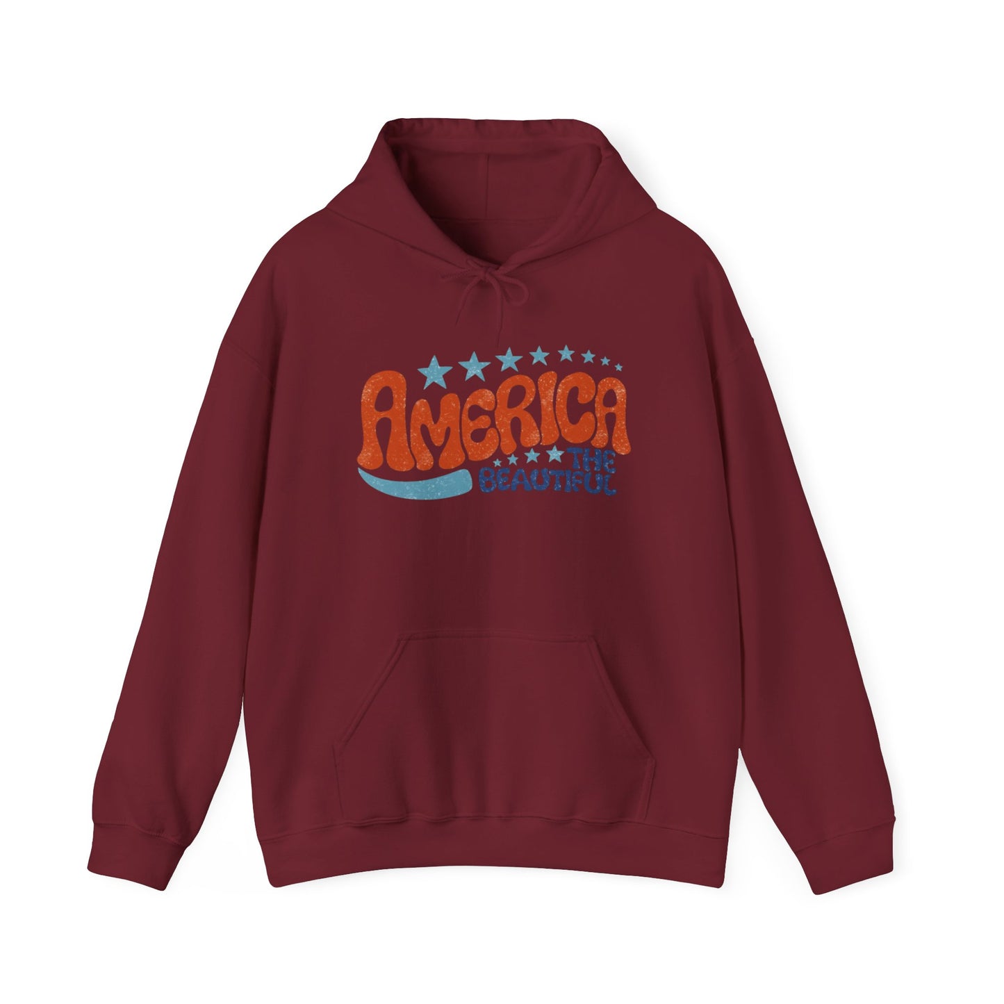 America The Beautiful Graphic Hoodie Heavy Blend™ NEW Sweatshirt