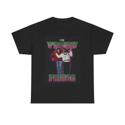 The fresh Prince Of Bel Air Tshirt Retro Poster Tv Unisex Heavy Cotton Tee