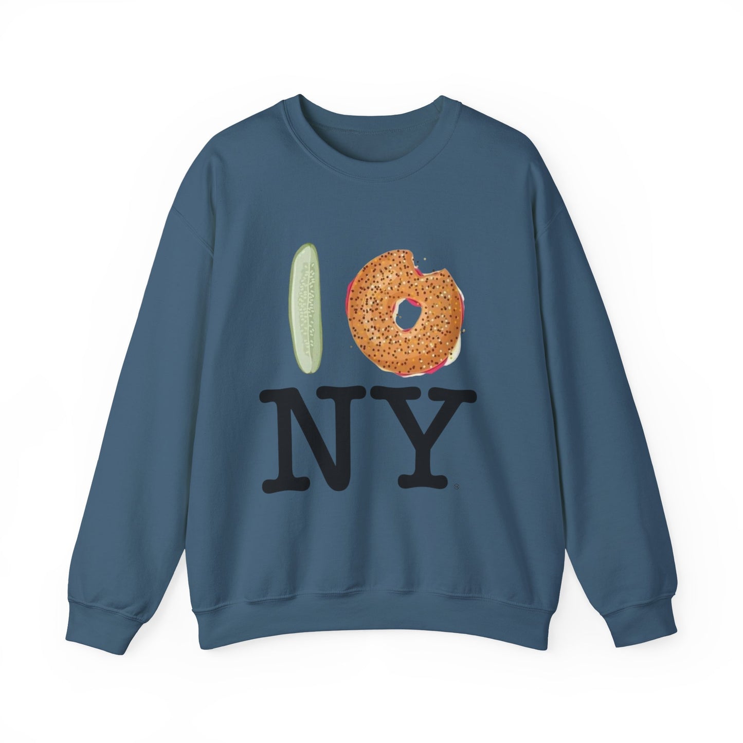 I Love New York Bagels Sweater NEW Unisex Heavy Blend™ Crewneck Sweatshirt
