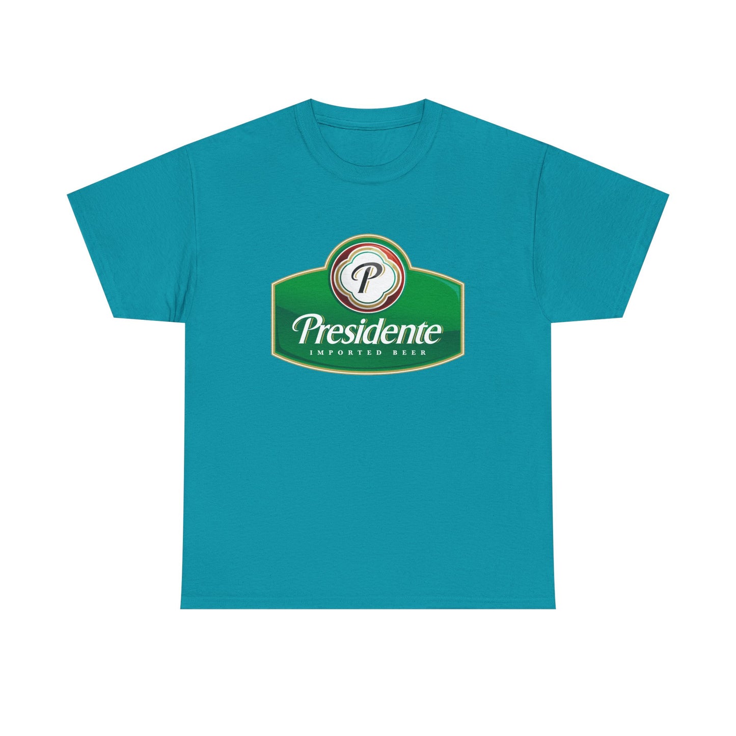 Presidente Beer Logo Shirt Retro Poster Unisex Heavy Cotton Tee