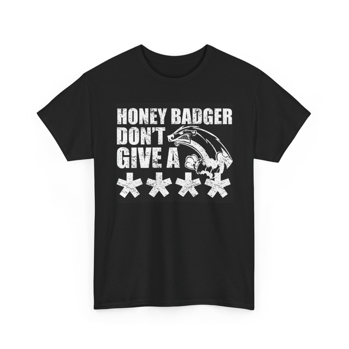 Honey Badger Funny T Shirt BRAND NEW Apparel Unisex Heavy Cotton Tee