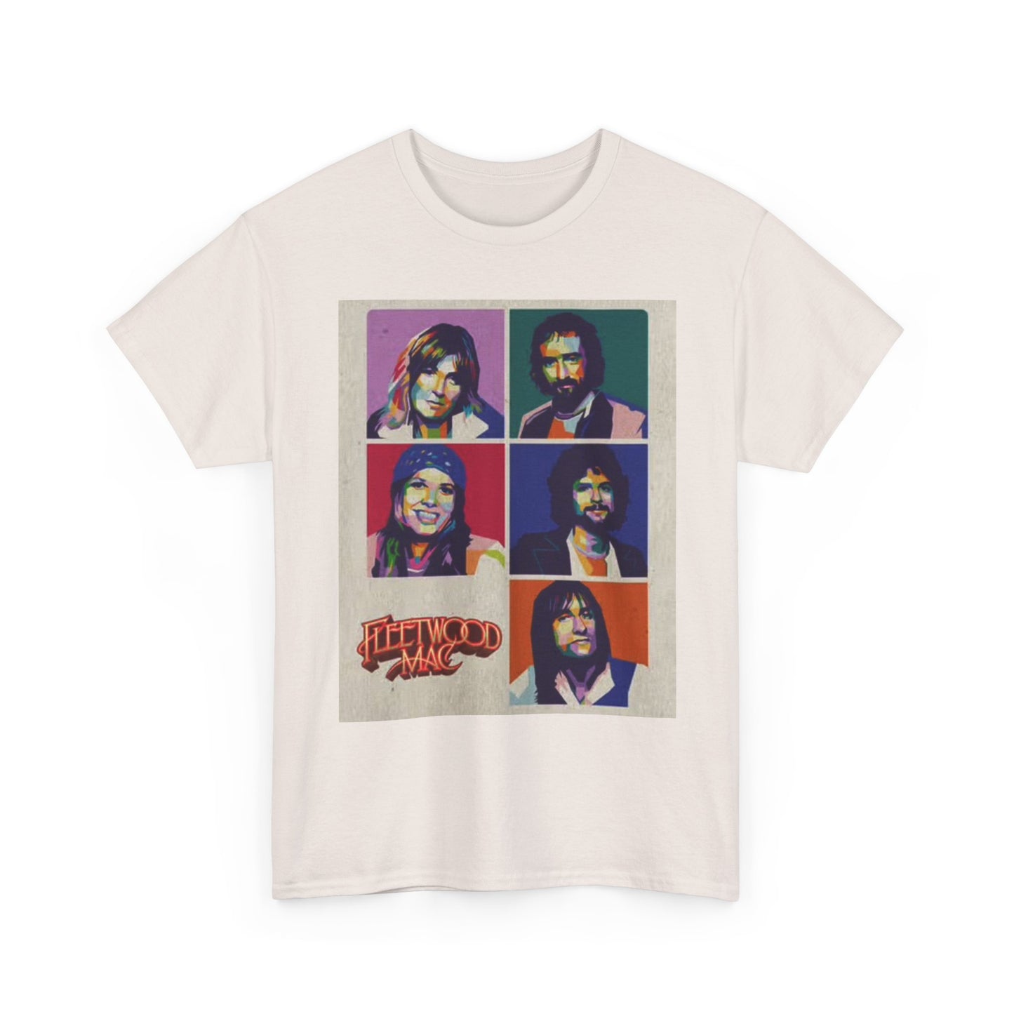 Fleetwood Mac Vintage Rock Shirt Retro 70s Unisex Heavy Cotton Tee