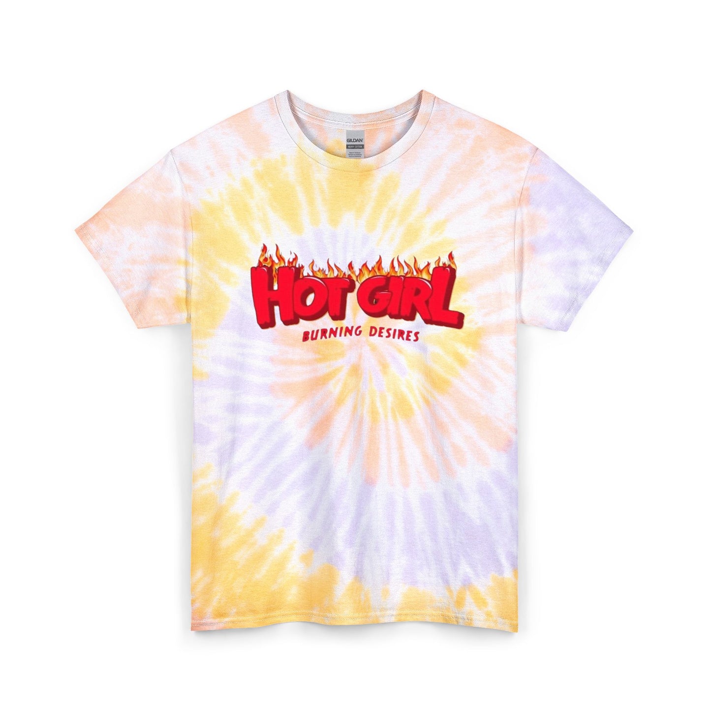 Hot Girl Burning Desires T Shirt Unisex Tie Dye Cotton Tee Gift