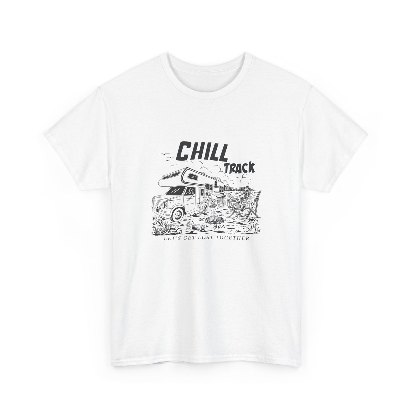 Lets Get Lost Together Chill Graphic T Shirt Unisex Heavy Cotton Tee