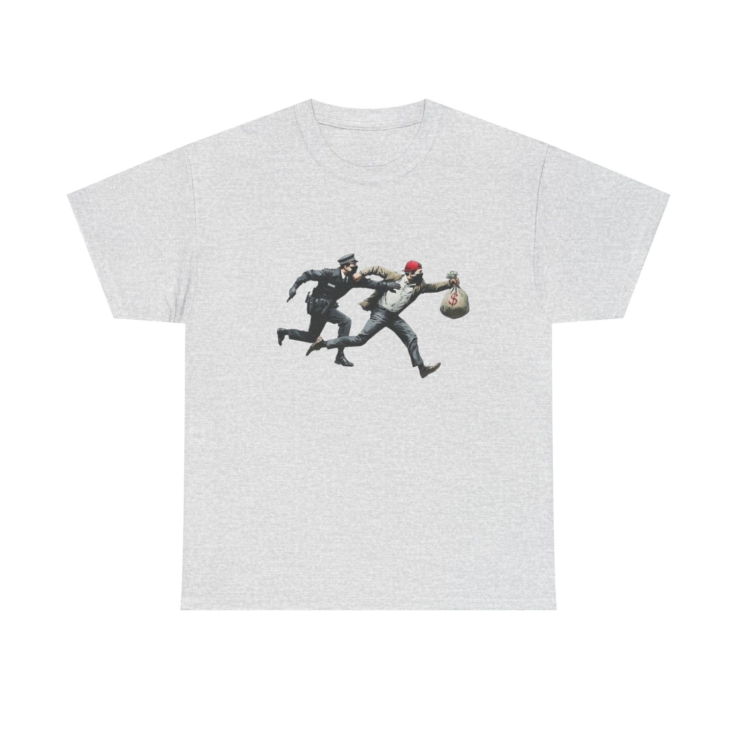 Cops And Robbers Graphic T Shirt NEW GIFT Unisex Heavy Cotton Tee