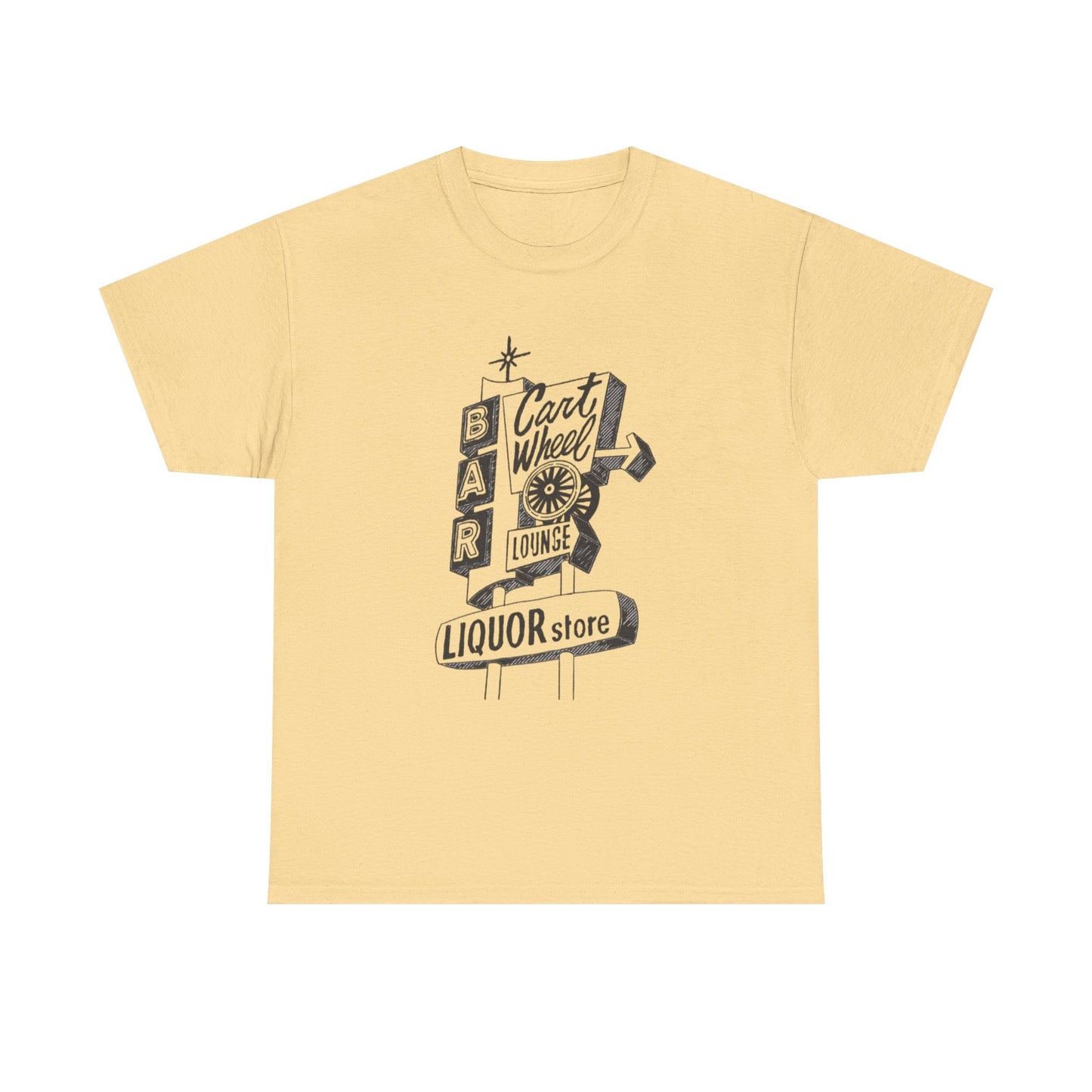 Bar Liquor Store Graphic T Shirt Unisex Heavy Cotton Tee Gift