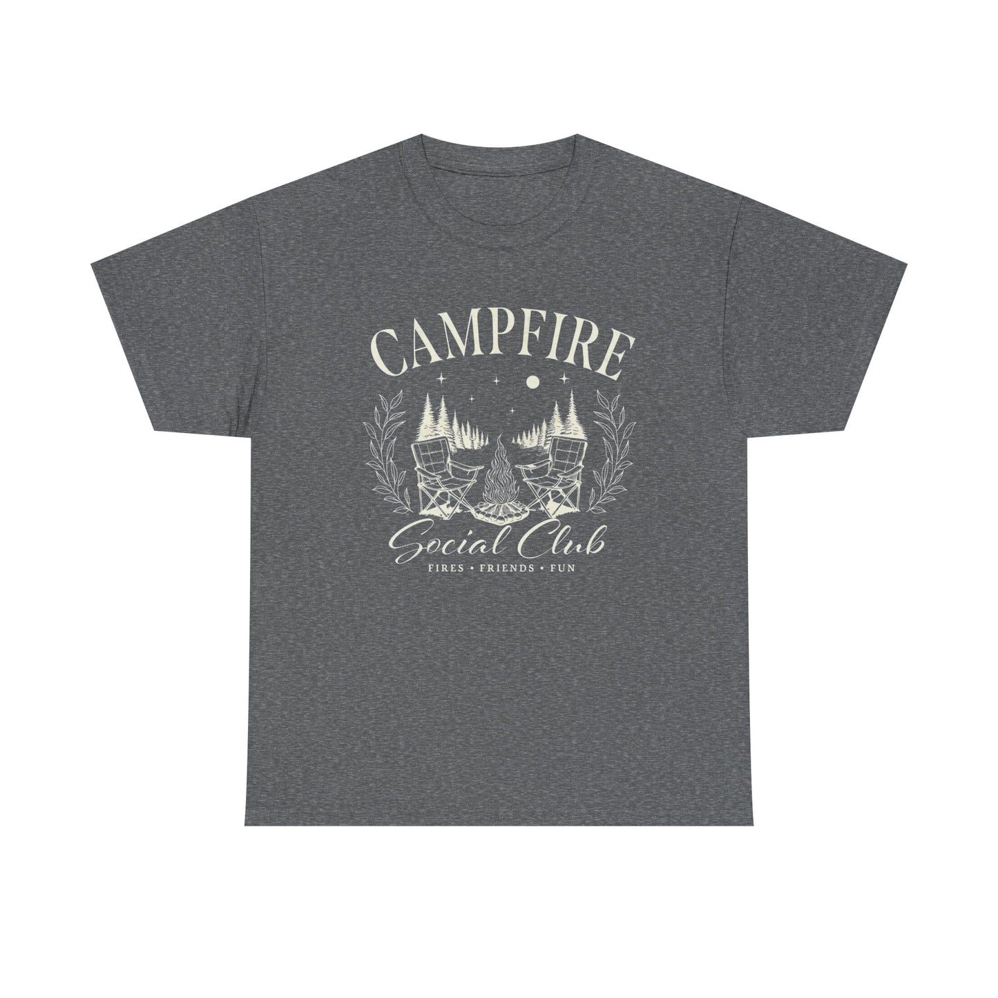 Campfire Social Club Graphic T Shirt Unisex Heavy Cotton Tee