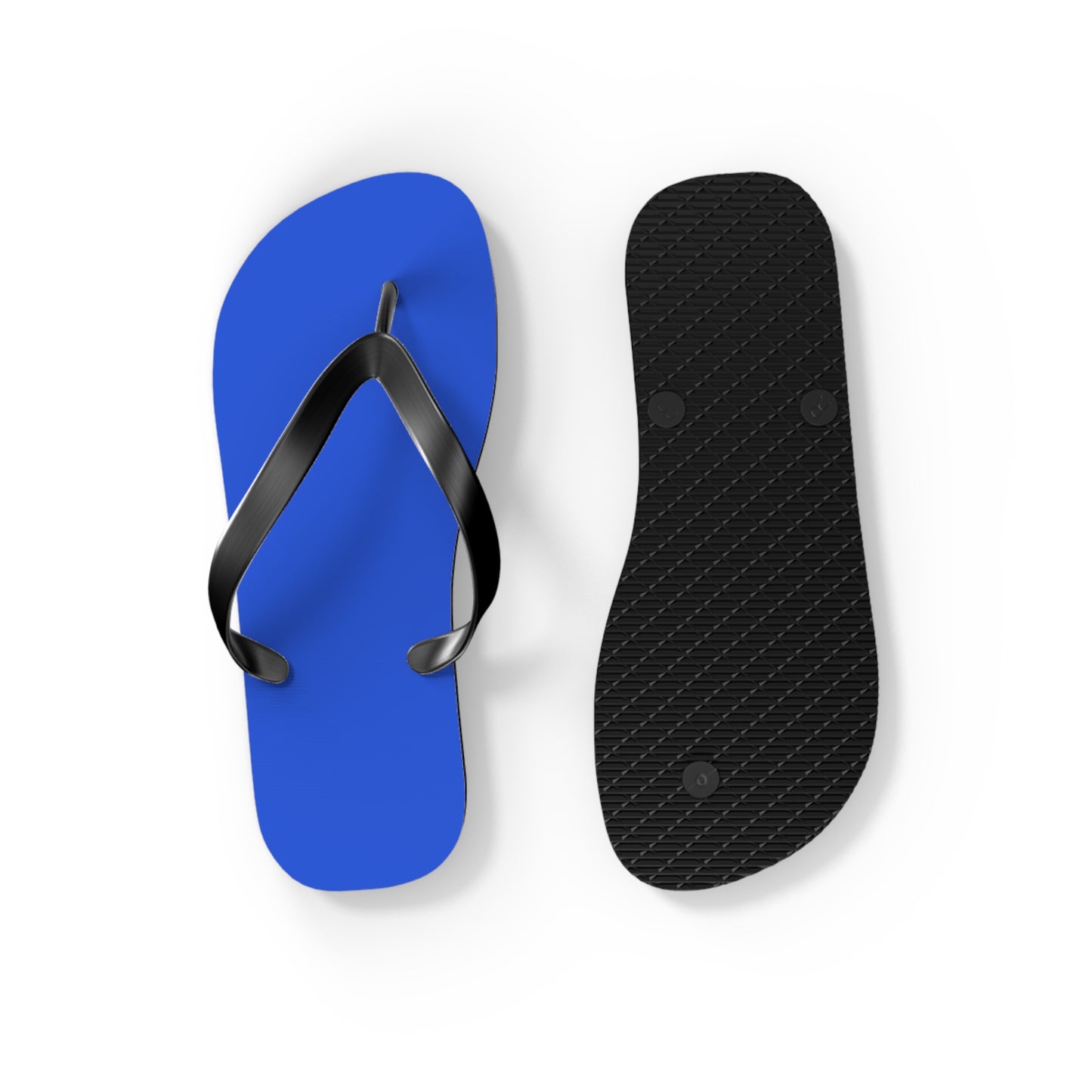 Neon Blue Flip Flops, Sandals Slides, Summer Footwear, Brand New